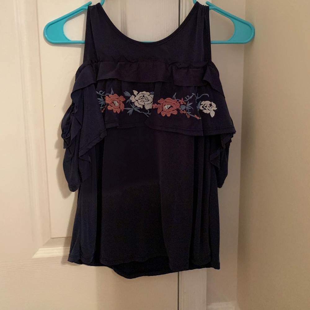 Off The Shoulder Floral Top